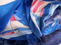 Hedvábná kravata Tropická džungle