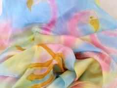 Hedvábná kravata Tropická džungle