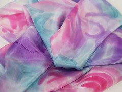 Hedvábná kravata Tropická džungle