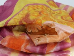 Hedvábná kravata Tropická džungle