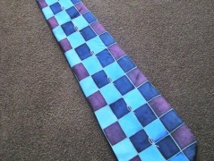 Hedvábná kravata Tropická džungle