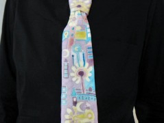 Hedvábná kravata Tropická džungle