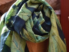 Hedvábná kravata Tropická džungle