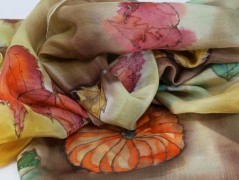 Hedvábná kravata Tropická džungle