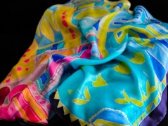 Hedvábná kravata Tropická džungle