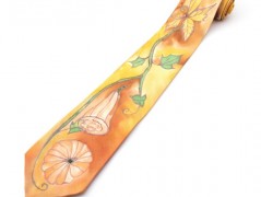 Hedvábná kravata Tropická džungle