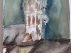 Hedvábná kravata Tropická džungle