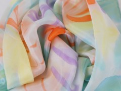 Hedvábná kravata Tropická džungle