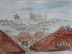 Hedvábná kravata Tropická džungle