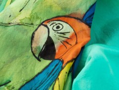 Hedvábná kravata Tropická džungle