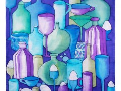 Hedvábná kravata Tropická džungle