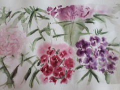 Hedvábná kravata Tropická džungle