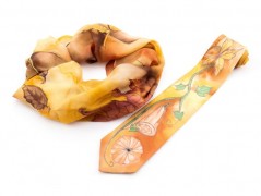 Hedvábná kravata Tropická džungle