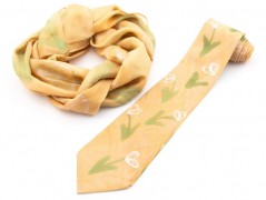 Hedvábná kravata Tropická džungle