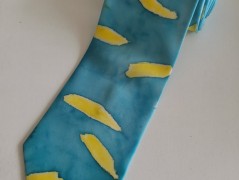 Hedvábná kravata Tropická džungle