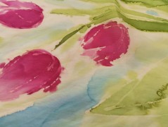 Hedvábná kravata Tropická džungle