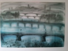 Hedvábná kravata Tropická džungle