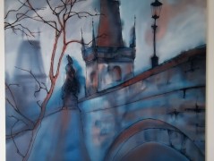 Hedvábná kravata Tropická džungle