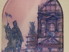 Hedvábná kravata Tropická džungle