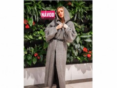 Tyrkysový dětský kabátek s kapucí