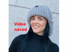 Tyrkysový dětský kabátek s kapucí