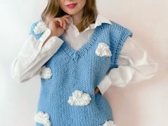 Tyrkysový dětský kabátek s kapucí