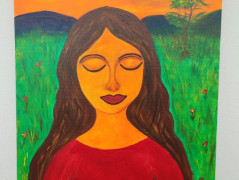 Kočička s lišejníkem