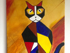 Kočička s lišejníkem