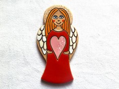 Keramický obr. - Kočka a slunce