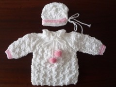 Mimi soupravička - mentol s bílou