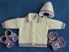 Mimi soupravička - mentol s bílou