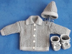 Mimi soupravička - mentol s bílou