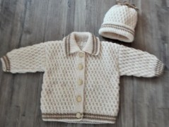 Mimi soupravička - mentol s bílou