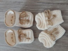 Mimi soupravička - mentol s bílou