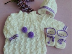 Mimi soupravička - mentol s bílou