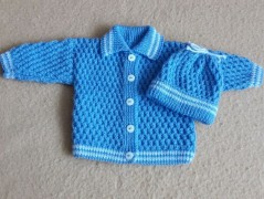 Mimi soupravička - mentol s bílou