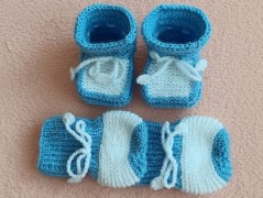 Mimi soupravička - mentol s bílou