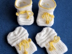 Mimi soupravička - mentol s bílou