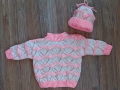 Mimi soupravička - mentol s bílou