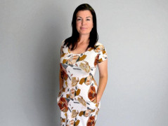 Dámské kalhoty Sára šedé L/XL