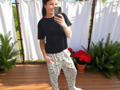 Dámské kalhoty Sára šedé L/XL