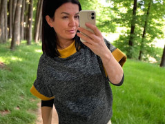 Dámské kalhoty Sára šedé L/XL