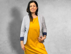 Dámské viskozové šat Divočina-L/XL