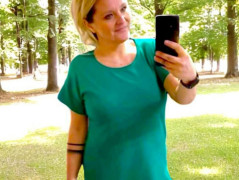 Dámské kalhoty Sára šedé L/XL