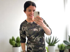 Dámské kalhoty Sára šedé L/XL