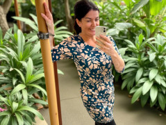 Dámské kalhoty Sára šedé L/XL