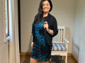 Dámské šaty elegant tyrkys - M