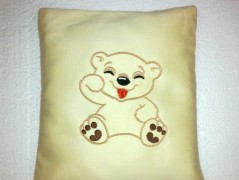 Meditační polštář s výšivkou