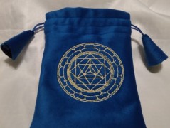 Meditační polštář s výšivkou