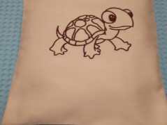 Meditační polštář s výšivkou